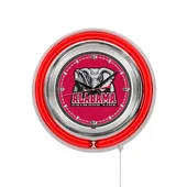 Holland Univ Alabama Elephant Neon Logo Clock