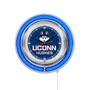 Holland University of Connecticut Neon Logo Clock