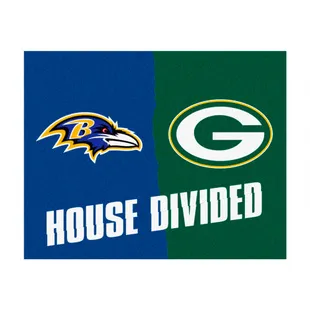 NFL House Divided Mat - Steelers / Bengals