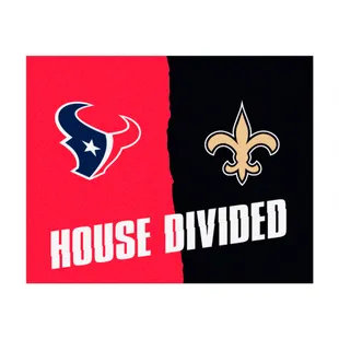 Fanmats NFL House Divided - Ravens / Football Team House Divided Mat