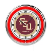 Holland Florida State "Script" Neon 19" Clock