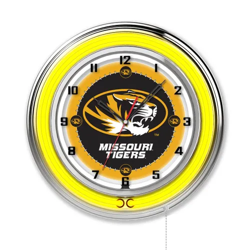 Holland University of Missouri Neon 19" Clock. Free shipping.  Some exclusions apply.