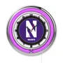 Holland Northwestern University Neon 19" Clock