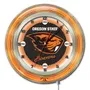 Holland Oregon State University Neon 19" Clock