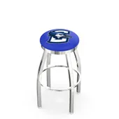 Holland Creighton Univ Flat Ring Chrome Bar Stool