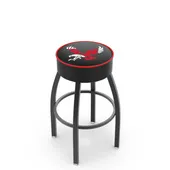 Holland Eastern Washington U Blk/Chrome Bar Stool