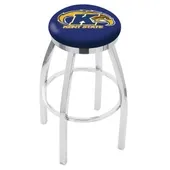 Holland Kent State Univ Flat Ring Chrome Bar Stool