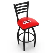 Louisiana-Lafayette Ladder Swivel Bar Stool