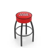 Holland Louisiana-Lafayette Blk/Chrome Bar Stool