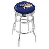 Montana State Univ Ribbed Double-Ring Bar Stool