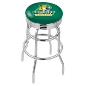 Northern Michigan Uni Ribbed Double-Ring Bar Stool