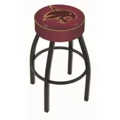 Holland Texas State Univ Black or Chrome Bar Stool