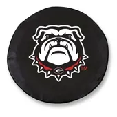 Holland Univ of Georgia Bulldog Logo Tire Cover (Non-Returnable)