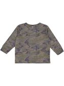 LAT Sportswear Toddler Long Sleeve T-Shirt VINTAGE CAMO Primary