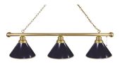 Holland Plain Dark Blue 3 Shade Billiard Light