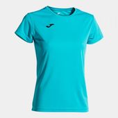 Joma Womens Combi Short Sleeve Jersey FLUORESCENT TURQUOISE Primary