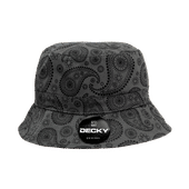 Decky Relaxed Paisley Bucket Hat 459