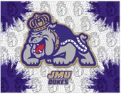 Holland James Madison Univ Logo Printed Canvas Art