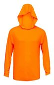Baw Adult/Youth Xtreme-Tek Long Sleeve Hoodie SAFETY ORANGE Primary