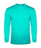 Badger Adult Youth Tri-Blend Long Sleeve Tee TURQUOISE (BA) Primary