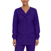 Landau Womens Modern Crewneck Warm-Up Jacket 3038