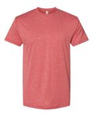 Bayside Mens 4.5 oz. Polyester Performance T-Shirt CATIONIC RED Primary