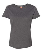 Hanes Ladies 6.1 oz. Tagless T-Shirt CHARCOAL HEATHER Primary