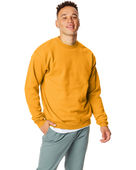 Hanes Unisex Ecosmart 50/50 Crewneck Sweatshirt GOLD Primary
