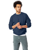 Hanes Unisex Ecosmart 50/50 Crewneck Sweatshirt HEATHER NAVY Primary