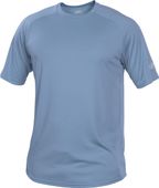 Rawlings Adult Youth Crew Neck Tech Tee COLUMBIA BLUE Primary