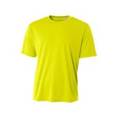 A4 Men Youth Sprint Crew Tee SAFETY YELLOW Primary