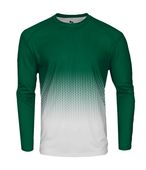Badger Adult Youth Hex 2.0 Long Sleeve Tee Jersey FOREST HEX (BA) Primary