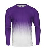 Badger Adult Youth Hex 2.0 Long Sleeve Tee Jersey PURPLE HEX (BA) Primary