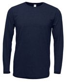 Baw Mens/Youth Long Sleeve Soft-Tek Blend T-Shirt NAVY Primary