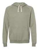 Jerzees Adult Snow Heather Raglan Hoodie MILITARY GREEN Primary