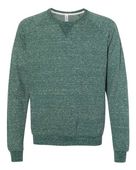 Jerzees Adult Snow Heather Crewneck Sweatshirt Forest Green Primary