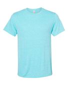Jerzees Adult Snow Heather T-Shirt CARIBBEAN BLUE Primary