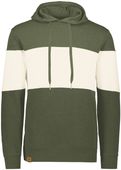 Holloway Adult Ivy League Hoodie OLIVE HEATHER/BIRCH Primary
