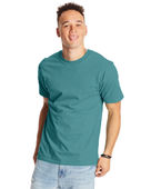 Hanes Unisex 6.1 oz., Beefy-T T-Shirt 5180 GREEN CLAY Primary