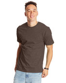 Hanes Unisex 6.1 oz., Beefy-T T-Shirt 5180 HEATHER BROWN Primary