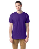 Hanes Adult Youth Comfortsoft Cotton T-Shirt ATHLETIC PURPLE Primary