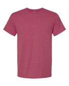Jerzees Adult 5.2 oz., Premium Blend Ring-Spun Tee 560MR RASPBERRY HEATHER Primary