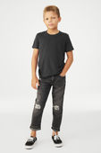 Bella+Canvas Youth Triblend Short Sleeve Tee SOLID DARK GREY TRIBLEND Primary