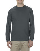 Alstyle Adult 6.0 oz., 100% Cotton Long-Sleeve T-Shirt AL1304 CHARCOAL Primary