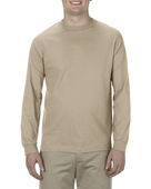 Alstyle Adult 6.0 oz., 100% Cotton Long-Sleeve T-Shirt AL1304 SAND Primary