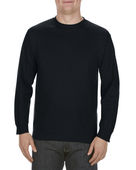 Alstyle Adult 6.0 oz., 100% Cotton Long-Sleeve T-Shirt AL1304 BLACK Primary