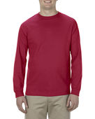 Alstyle Adult 6.0 oz., 100% Cotton Long-Sleeve T-Shirt AL1304 CARDINAL Primary