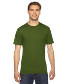 American Apparel Unisex Fine Jersey Short-Sleeve T-Shirt 2001W OLIVE Primary