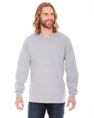American Apparel Unisex Fine Jersey Long-Sleeve T-Shirt 2007W HEATHER GREY Primary