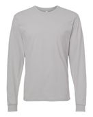 American Apparel Unisex Fine Jersey Long-Sleeve T-Shirt 2007W NEW SILVER Primary